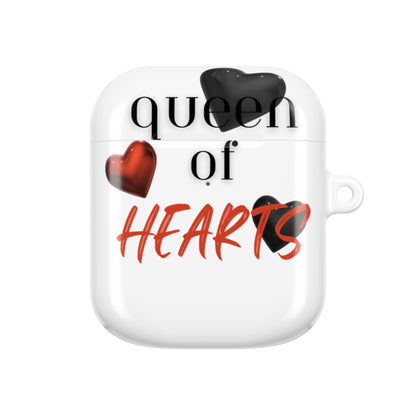 Earbud Case Cover – Queen of Hearts
