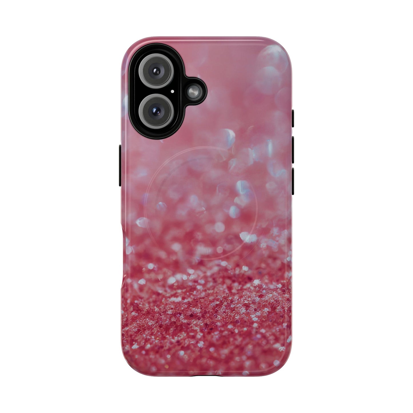 Protective Magnetic Phone Case – Rosé Sparkle