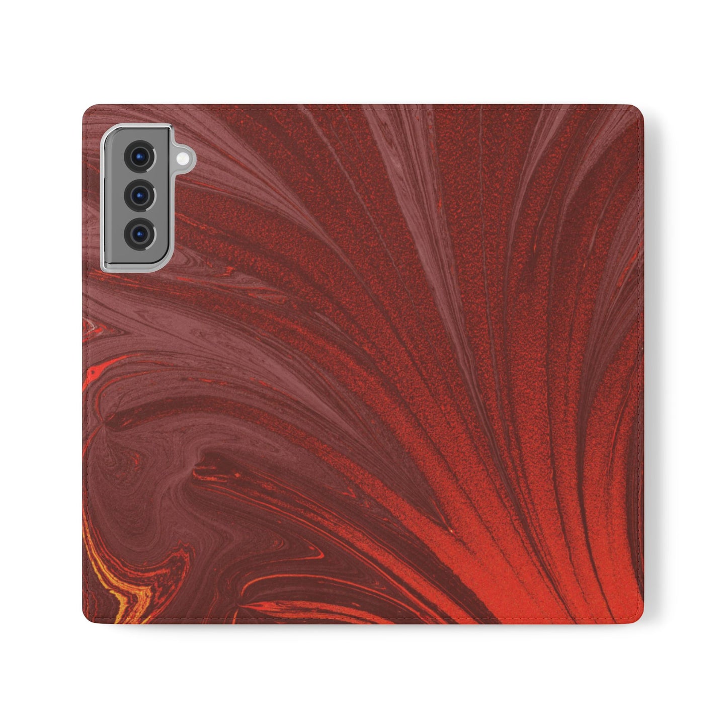 Flip Case – Crimson Current