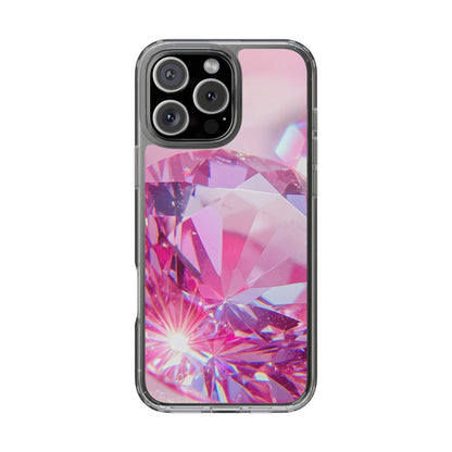 Clear Phone Case – Pink Ice
