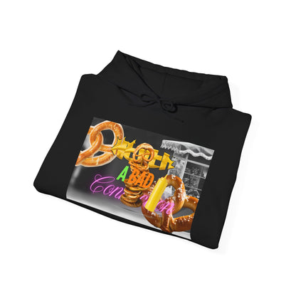 Pullover Hoodie – Never a Bad Connection Pretzel Stack Design