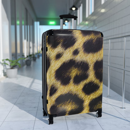 Hardshell Suitcase – Leopard Luxe