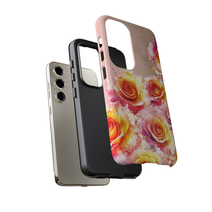 Protective Phone Case – Sunset Roses