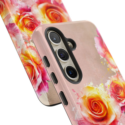 Protective Phone Case – Sunset Roses