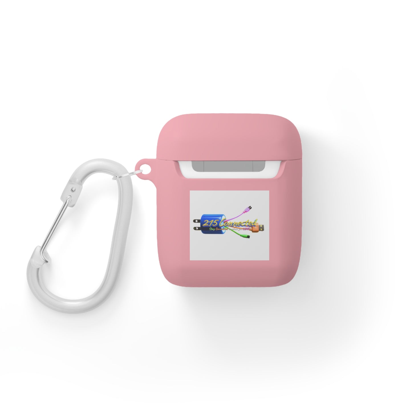 Wireless Earbud Case Cover – Pigeon Design Slim Drop Protection with Carabiner Clip