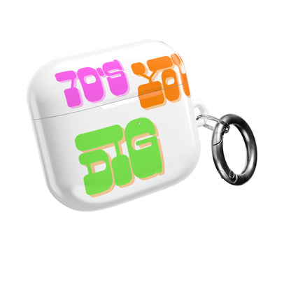 Wireless Earbud Case Cover – 70s Spin