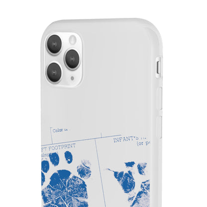 Flexi Case – Mom’s Little Blue Footprints