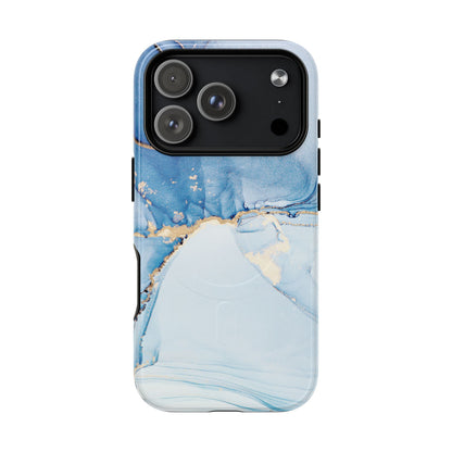 Protective Magnetic Phone Case – Blue Agate
