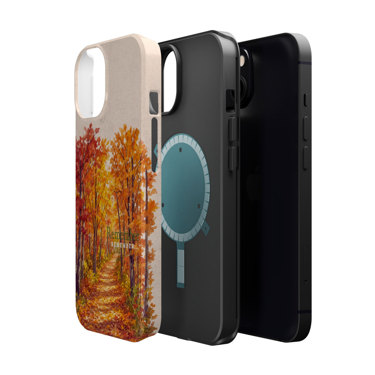 Wireless-Charging Compatible Case – Autumn Remembered – Compatible with iPhone 13–17 & Samsung Galaxy S25–S26 Series