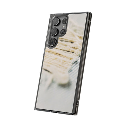 Clear Phone Case – Woven Warmth