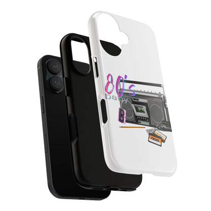 Protective Phone Case – 80’s Baby Retro Boombox Design