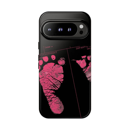 Protective Phone Case – Mom’s Little Pink Footprints
