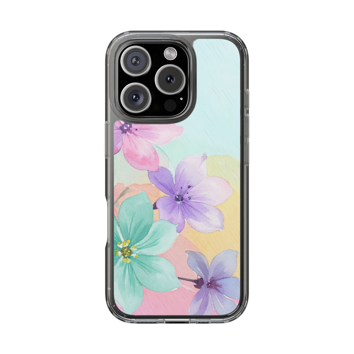 Clear Phone Case – Water Petal