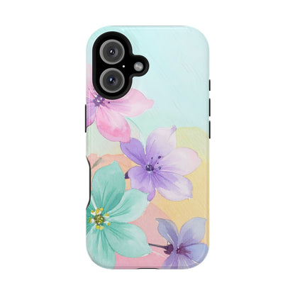 Impact-Resistant Phone Case – Water Petal