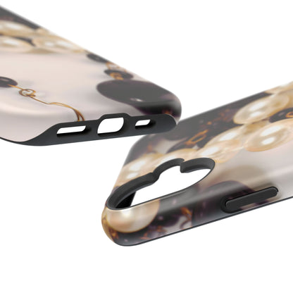 Wireless-Charging Compatible Case – Noir Pearl