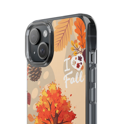 Clear Phone Case – Fall in Love