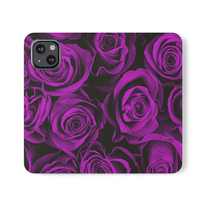 Flip Case – Amethyst Roses