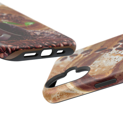 Impact-Resistant Phone Case – Love at First Sip – Compatible with iPhone 11–17 & Samsung Galaxy S22–S26 Series