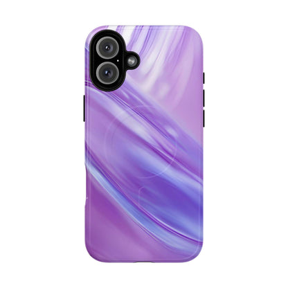 Protective Magnetic Phone Case – Lavender Wave
