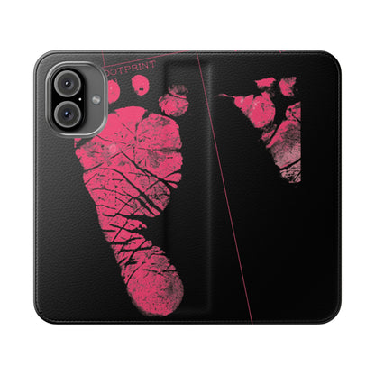 Flip Case – Mom’s Little Pink Footprints