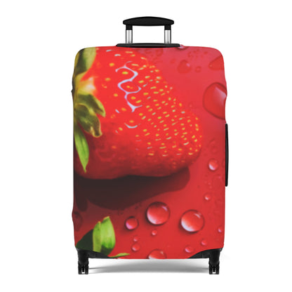 Luggage Cover – Strawberry Drip