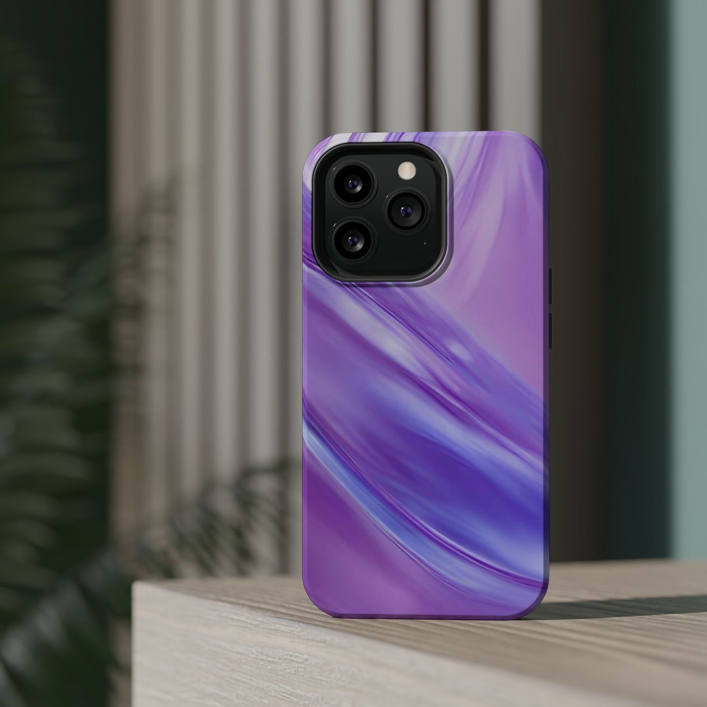 Wireless-Charging Compatible Case – Lavender Wave