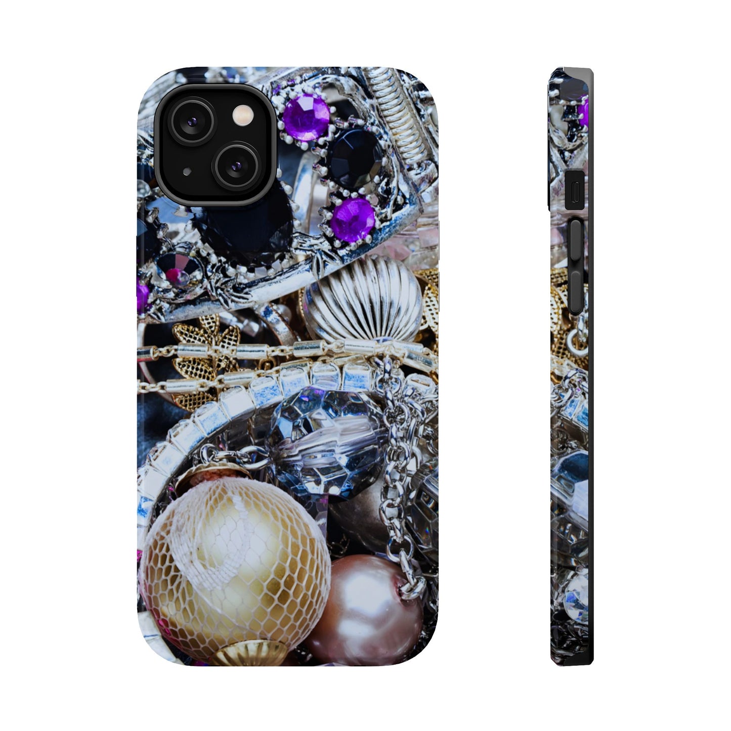 Wireless-Charging Compatible Case – Chrome Jewel