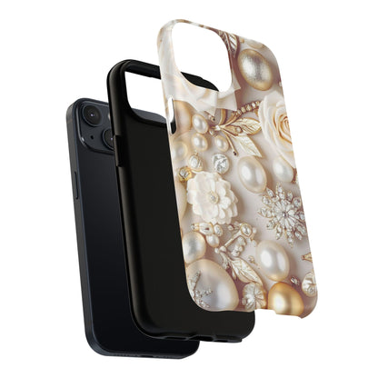 Protective Magnetic Phone Case – Ivory Opulence
