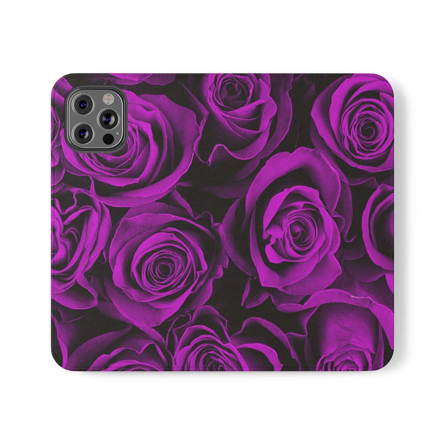 Flip Case – Amethyst Roses