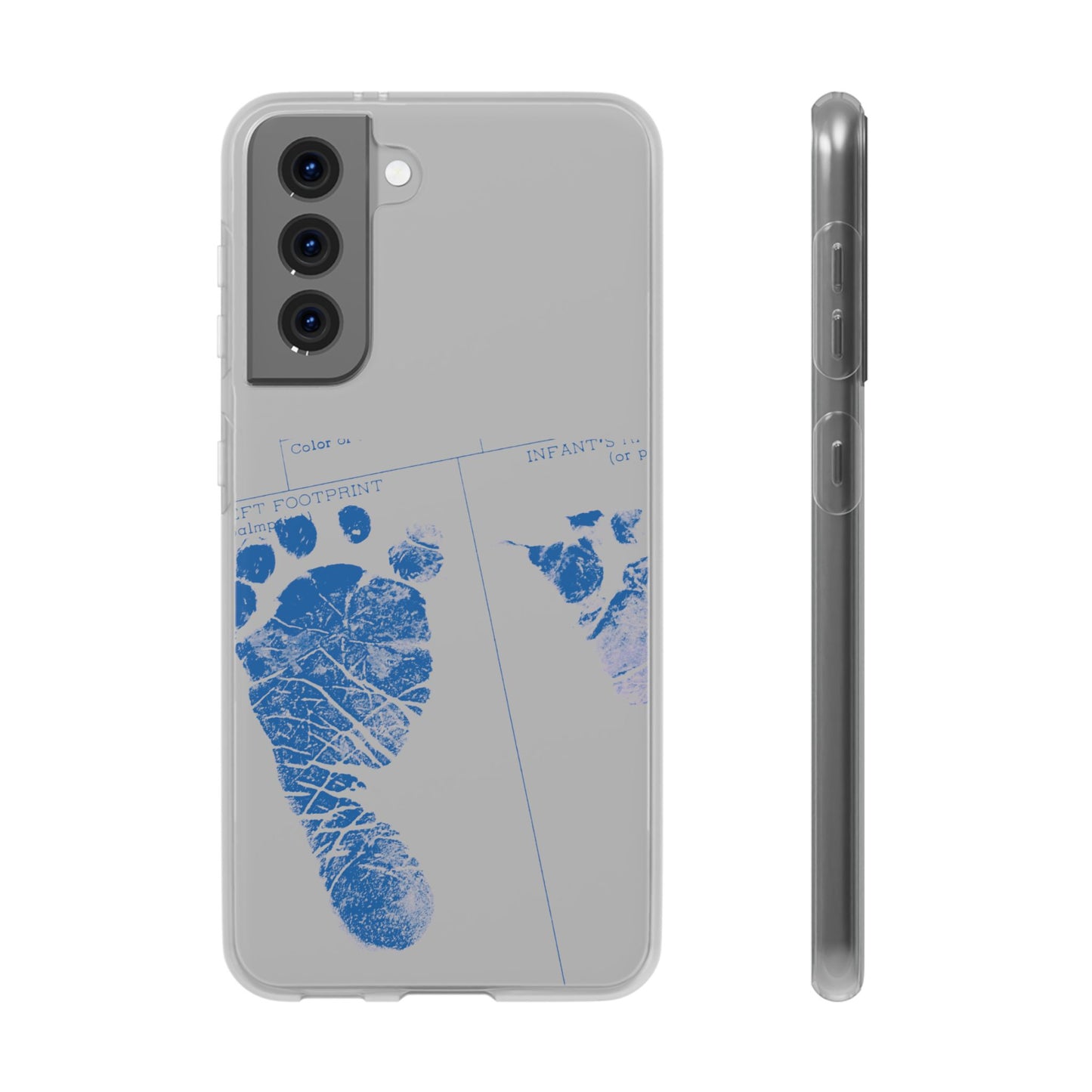 Flexi Case – Mom’s Little Blue Footprints
