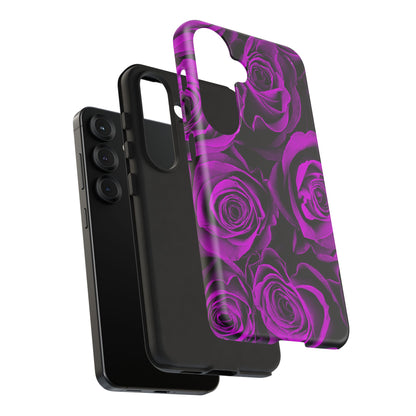 Protective Phone Case – Amethyst Roses
