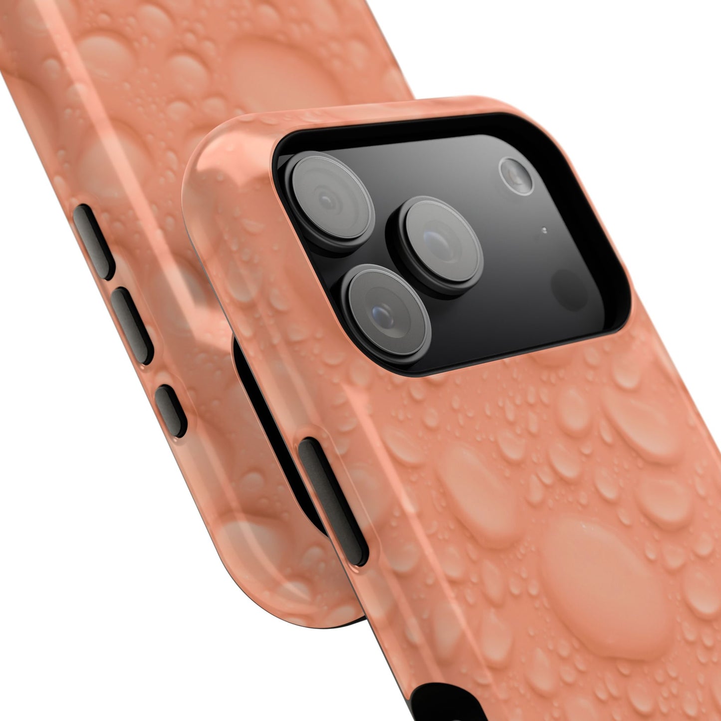 Impact-Resistant Phone Case – Apricot Rain