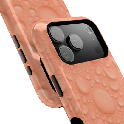 Impact-Resistant Phone Case – Apricot Rain