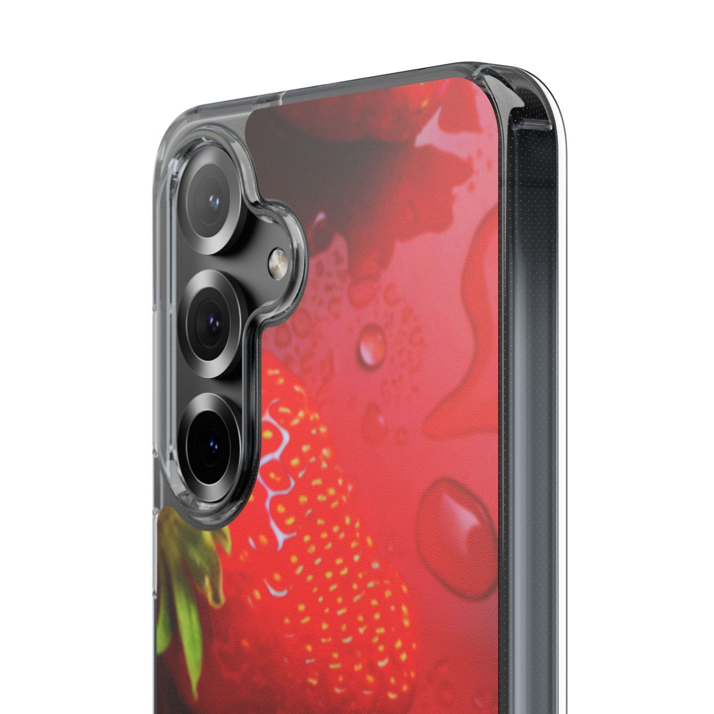 Clear Phone Case – Strawberry Drip