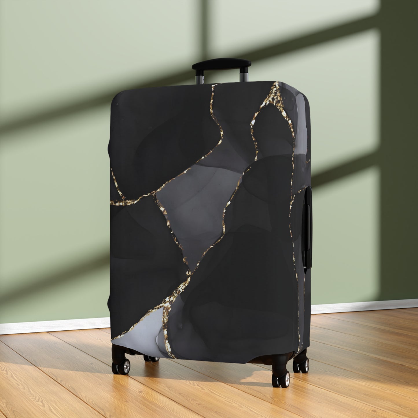 Luggage Cover – Obsidian Vein