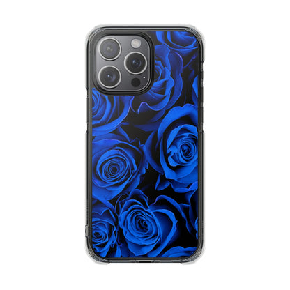 Clear Magnetic Phone Case – Midnight Bloom
