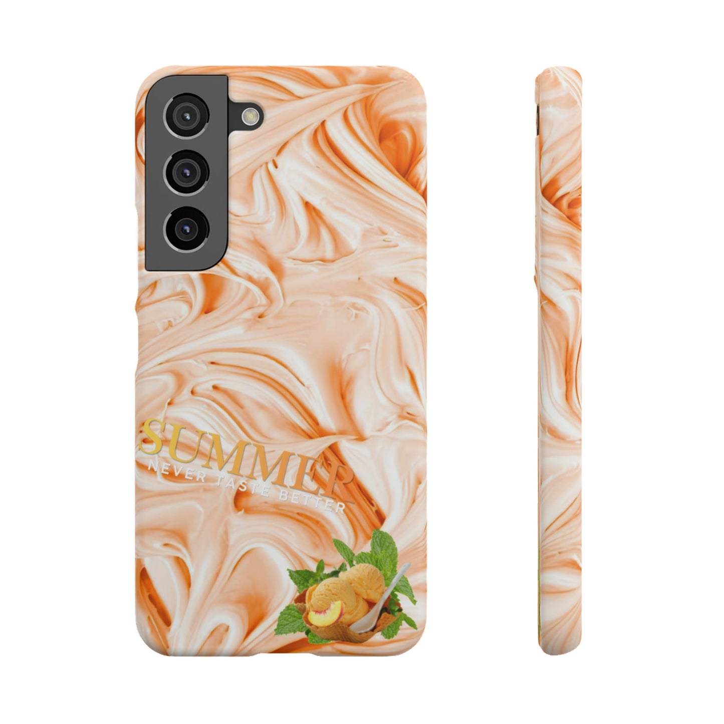 Snap Phone Case – Peach Sorbet