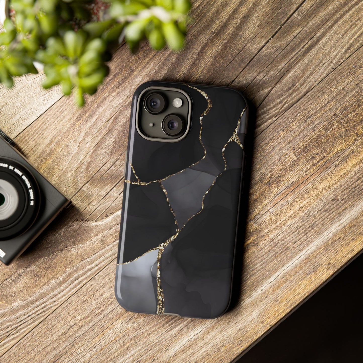 Protective Phone Case – Obsidian Vein
