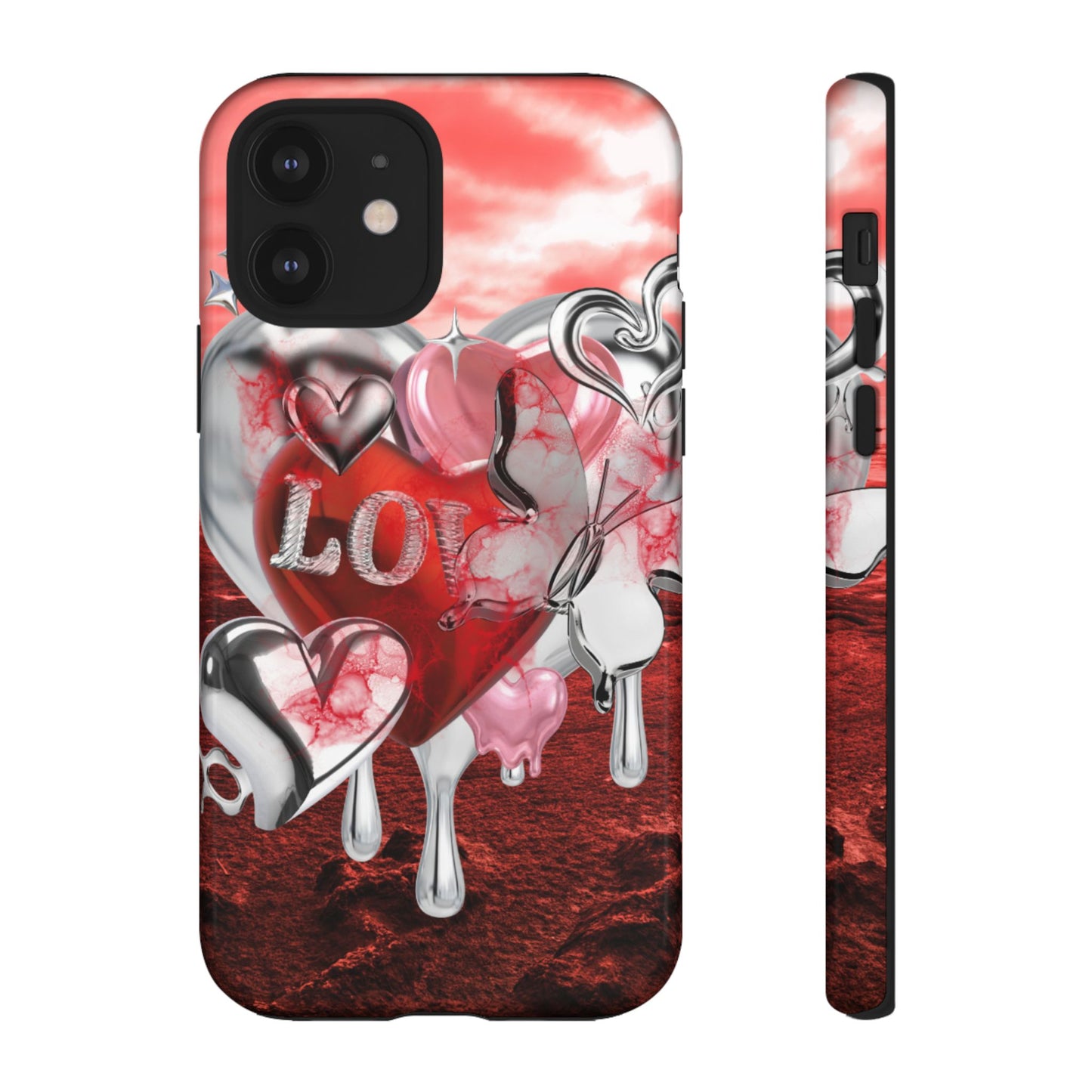 Protective Phone Case – Chrome Love