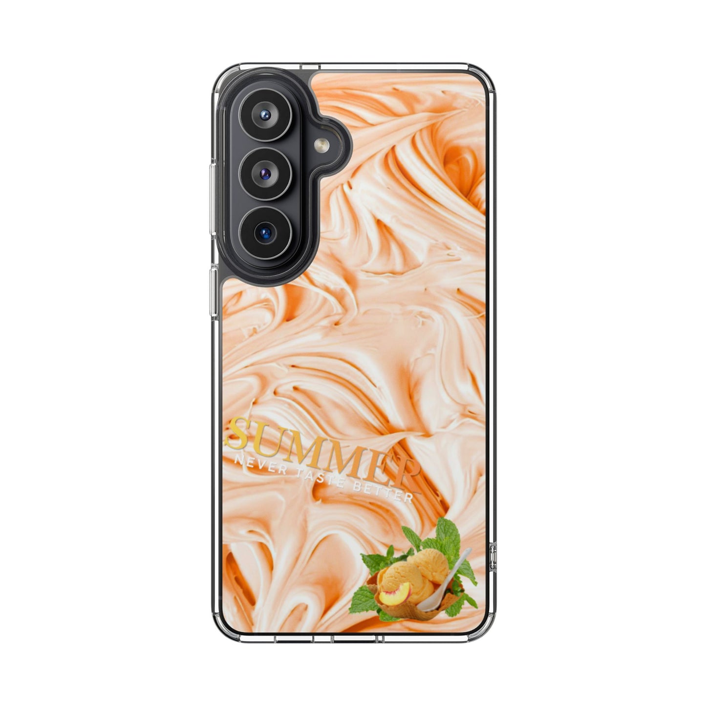 Clear Phone Case – Peach Sorbet