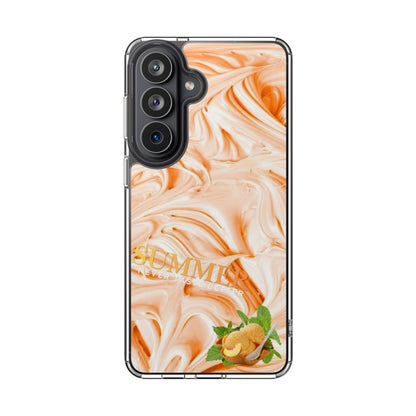 Clear Phone Case – Peach Sorbet
