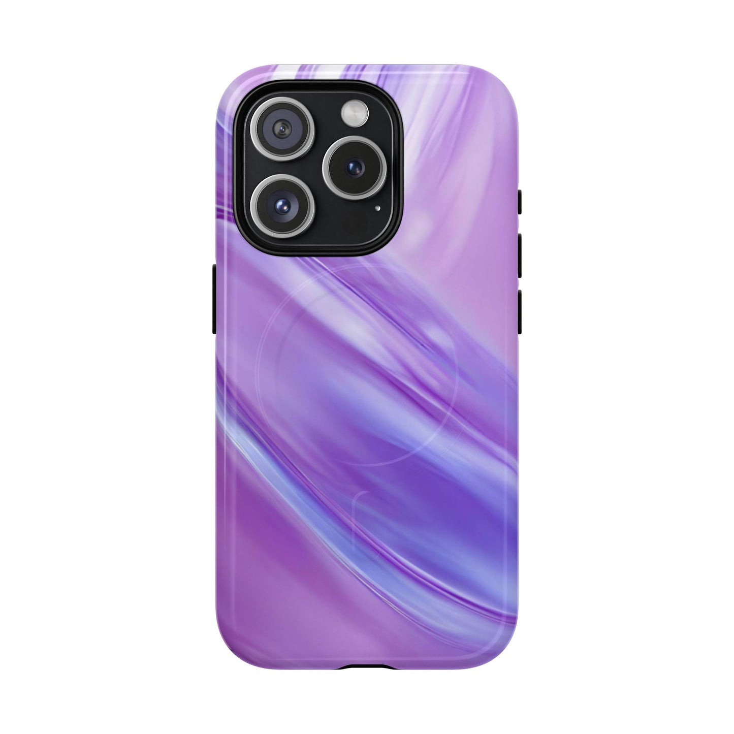 Protective Magnetic Phone Case – Lavender Wave