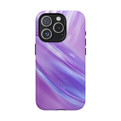 Protective Magnetic Phone Case – Lavender Wave