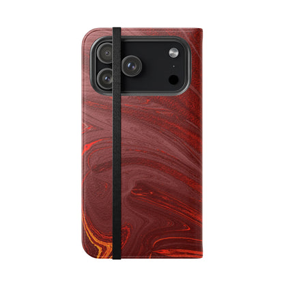 Flip Case – Crimson Current