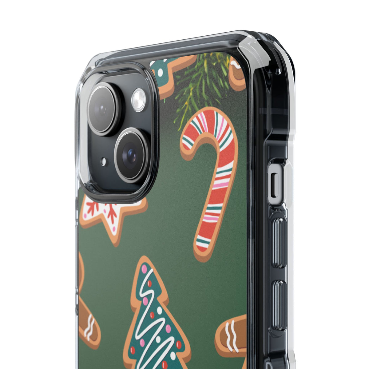 Clear Magnetic Phone Case – Cookie Season – Compatible with iPhone 14–17 Series