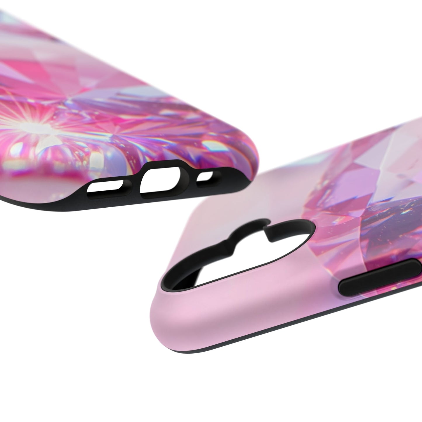 Impact-Resistant Phone Case – Pink Ice