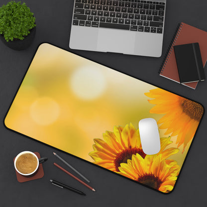 Desk Mat – Sunlit Sunflowers
