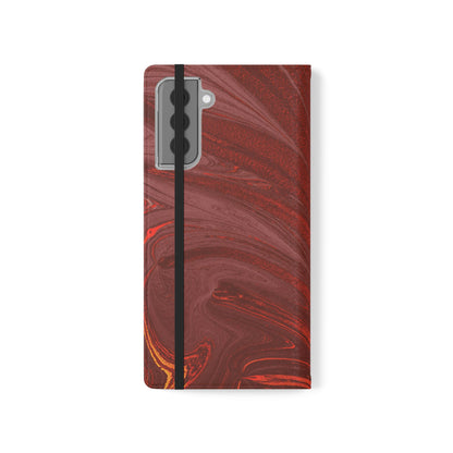 Flip Case – Crimson Current