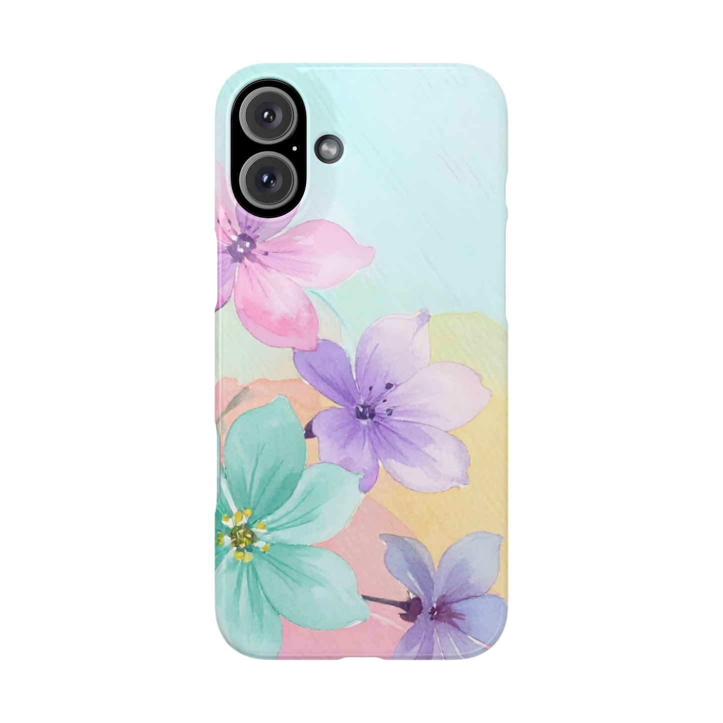 Slim Phone Case – Water Petal