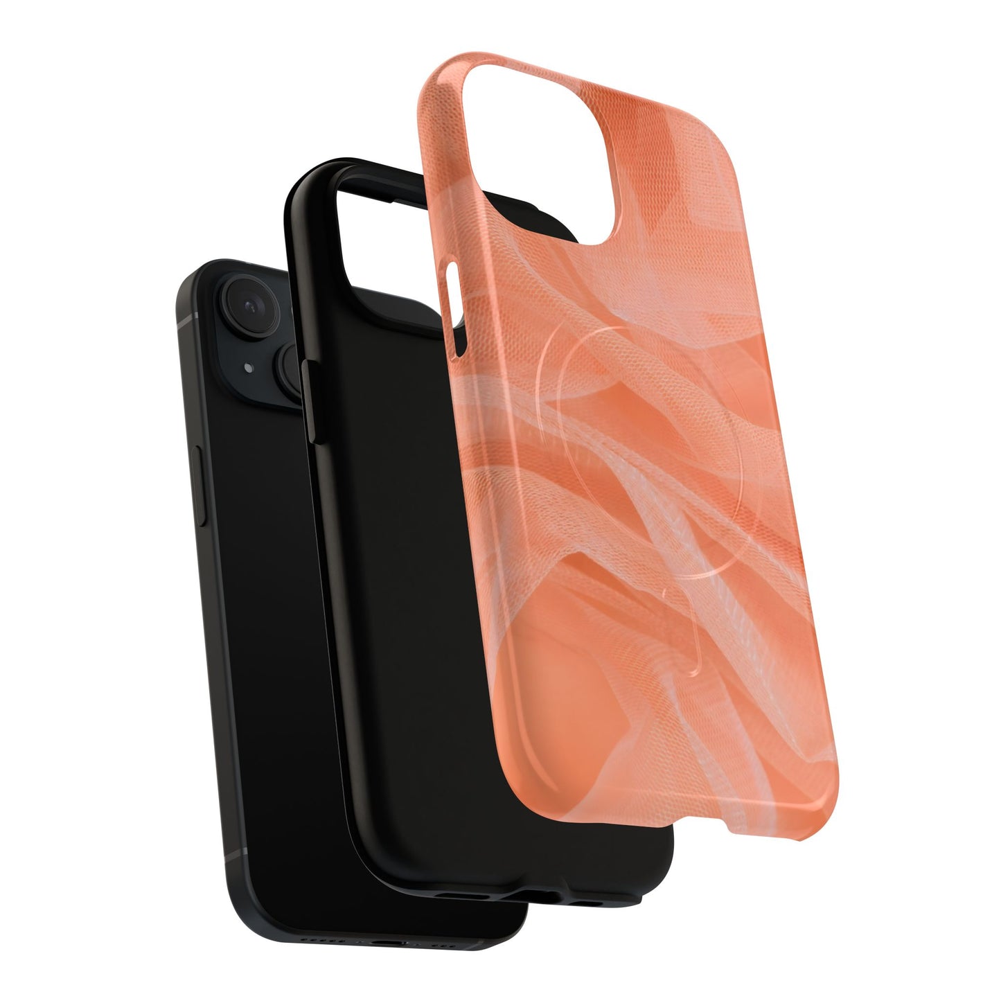 Protective Magnetic Phone Case – Coral Veil